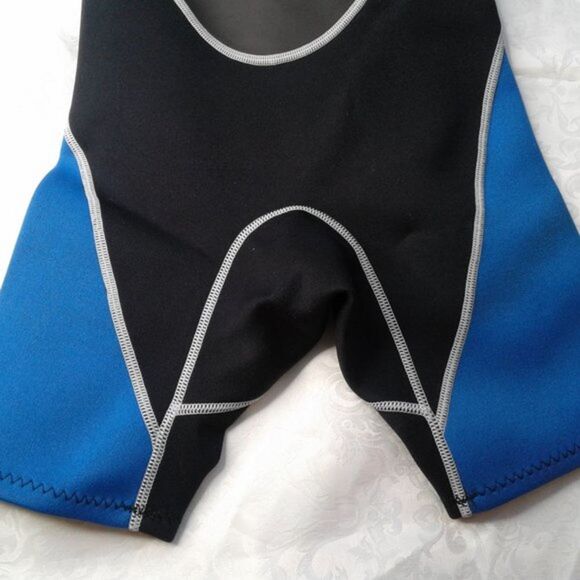 Stearns Youth Shorty Neoprene Wetsuit Size Small Blue Black Gray Great Condition - Picture 2 of 12